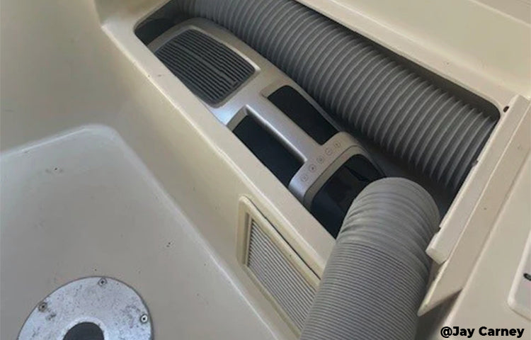 How the Mark 3 dual-hose venting works on a boat